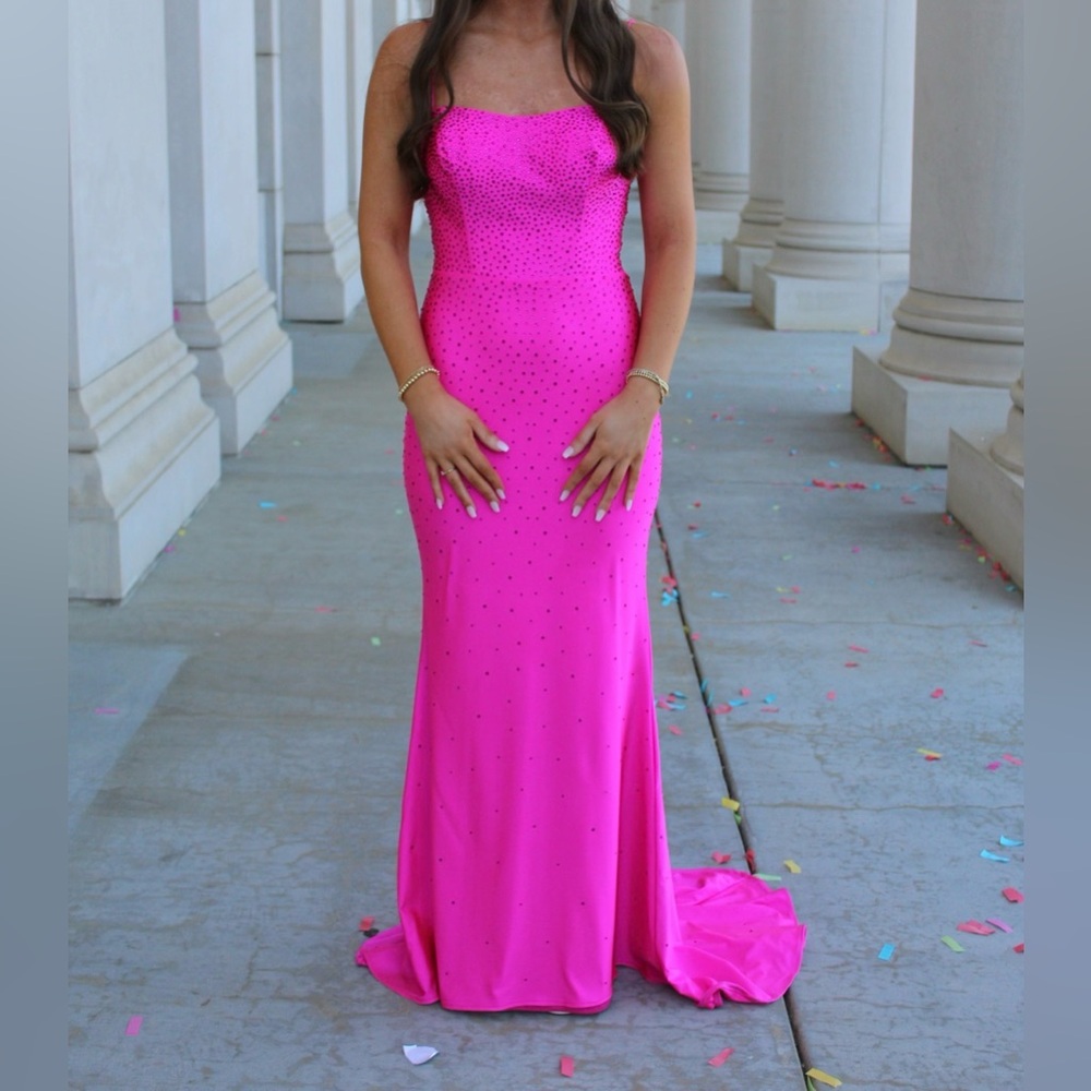 Pink prom dress